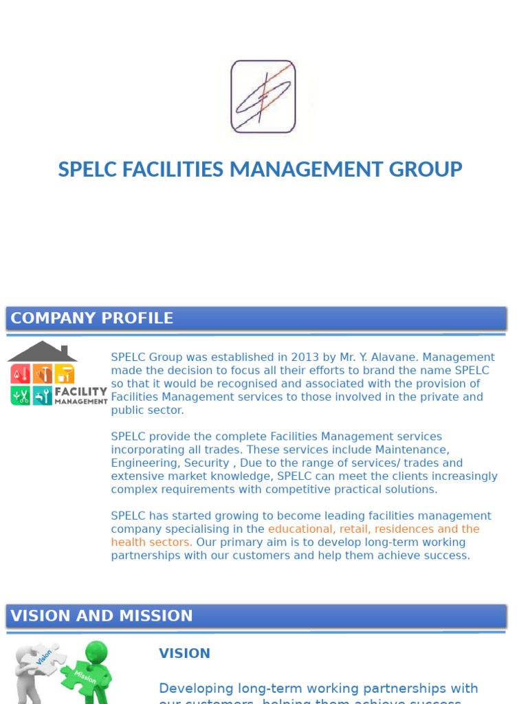 Comprehensive Facilities Management Services | PDF | Light Emitting ...
