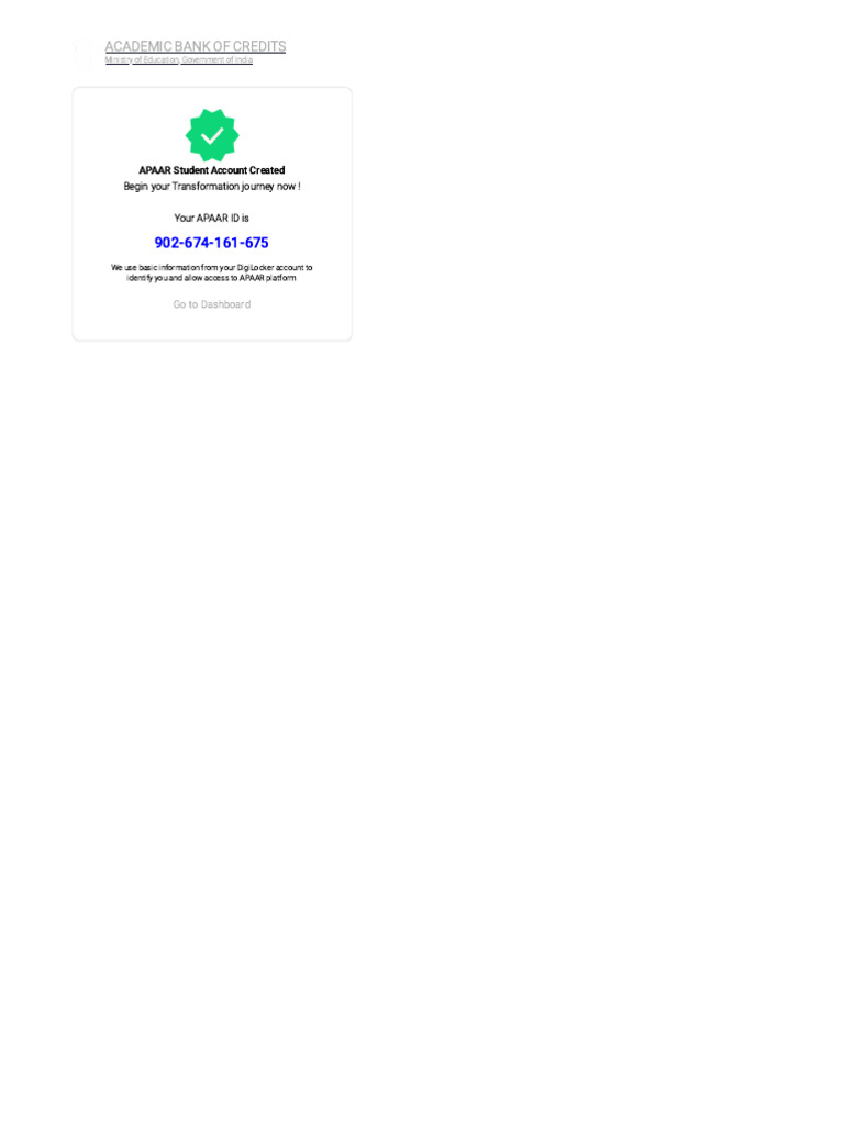 ABC - Academic Bank of Credits | PDF