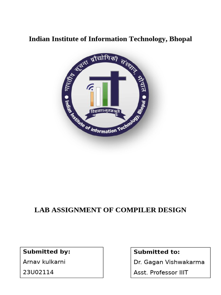 Compiler Design Lab Assignments | PDF | Parsing | Computer Science