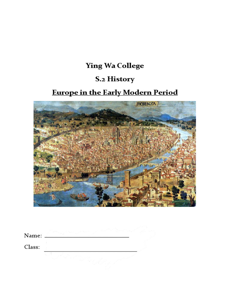 S2 N1 EarlyModernEurope S | PDF | Renaissance | Age Of Enlightenment