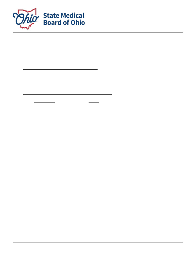 Ohio Medical License Background Check Guide | PDF | Identity Document ...