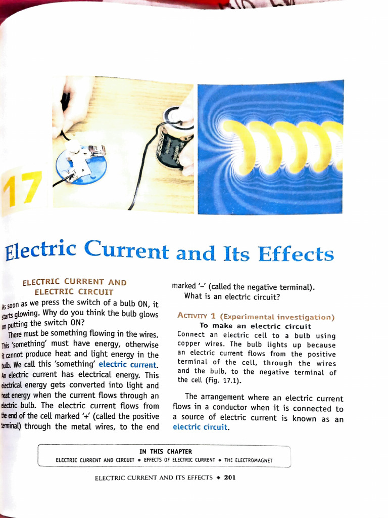 Understanding Electric Current Effects | PDF | Electric Current ...