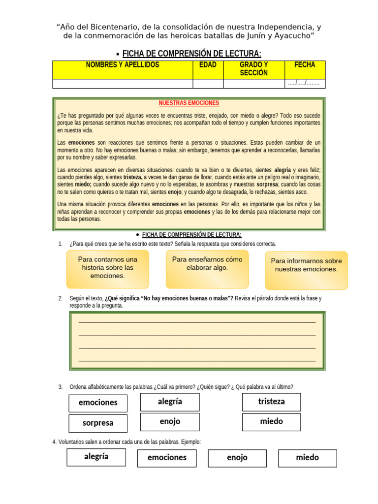 Reconocimiento de emociones infantiles | PDF | Las emociones