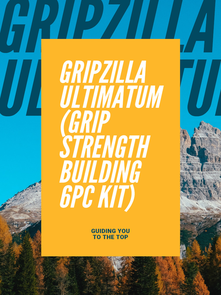 Gripzilla Ultimatum Booklet | PDF | Finger