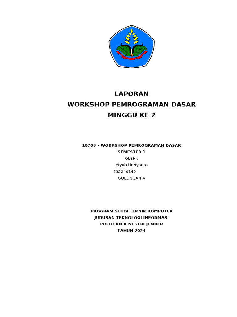 Tipe Data dan Operator Python Dasar | PDF