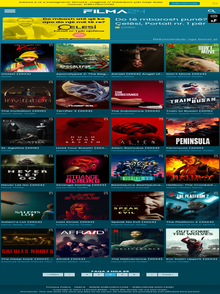 Latest Horror Movies 2024 Releases | PDF