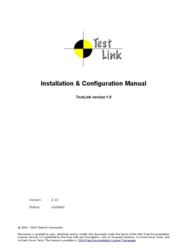 Testlink Installation Manual Pdf Microsoft Sql Server Databases