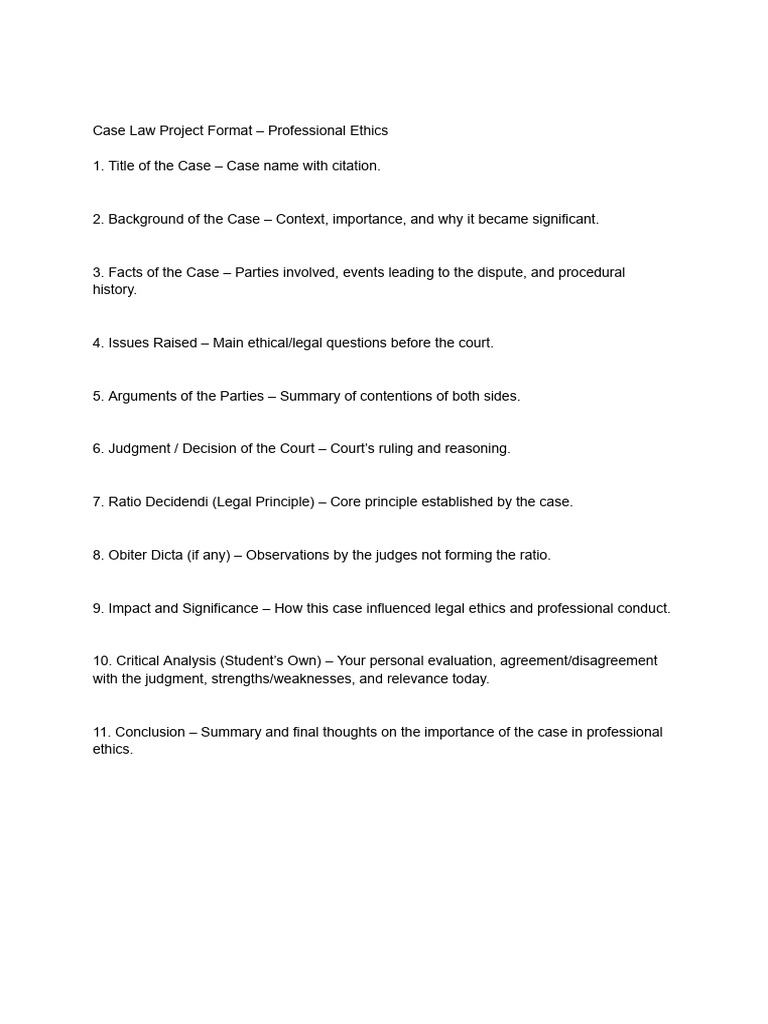 Project Format | PDF