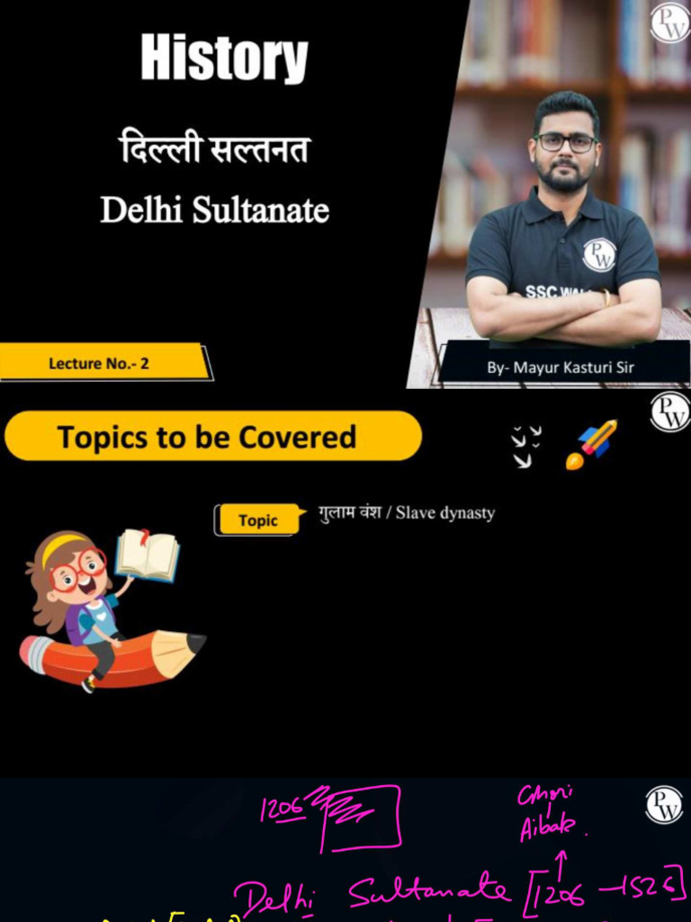 Delhi Sultanate 02 Class Notes PDF | PDF