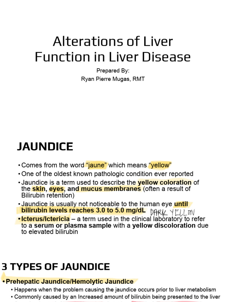 Understanding Liver Disease and Jaundice | PDF | Clinical Medicine ...
