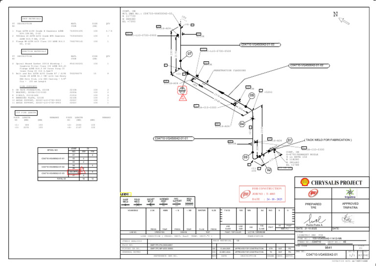 Piping Isometric Drawing and Materials | PDF | Mechanical Engineering ...