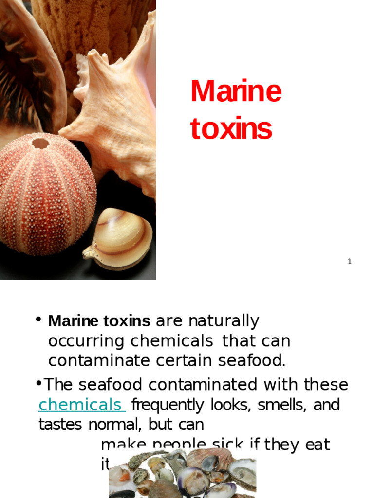 Marinetoxins 140217233159 Phpapp01 | PDF | Shellfish
