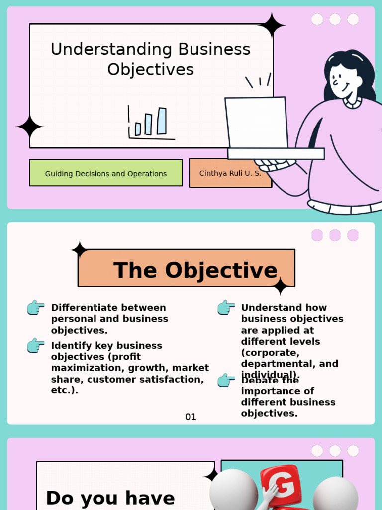 Orange Pink Bold Modern Finance Goals and Objectives Presentation | PDF ...