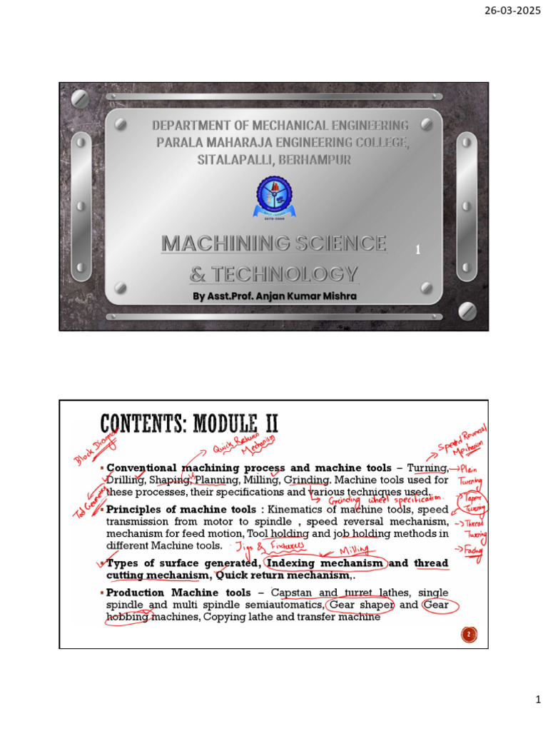 Overview of Machine Tools and Lathes | PDF | Machining | Drilling