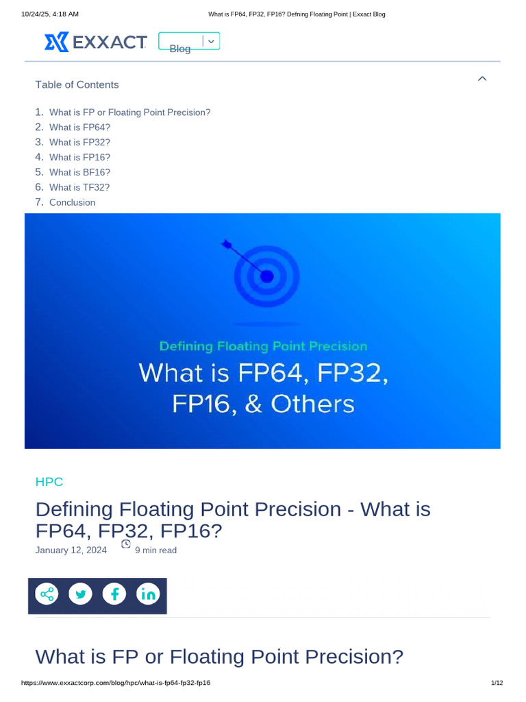 Comparing FP16, FP32, and FP64 Formats | PDF | Significant Figures ...