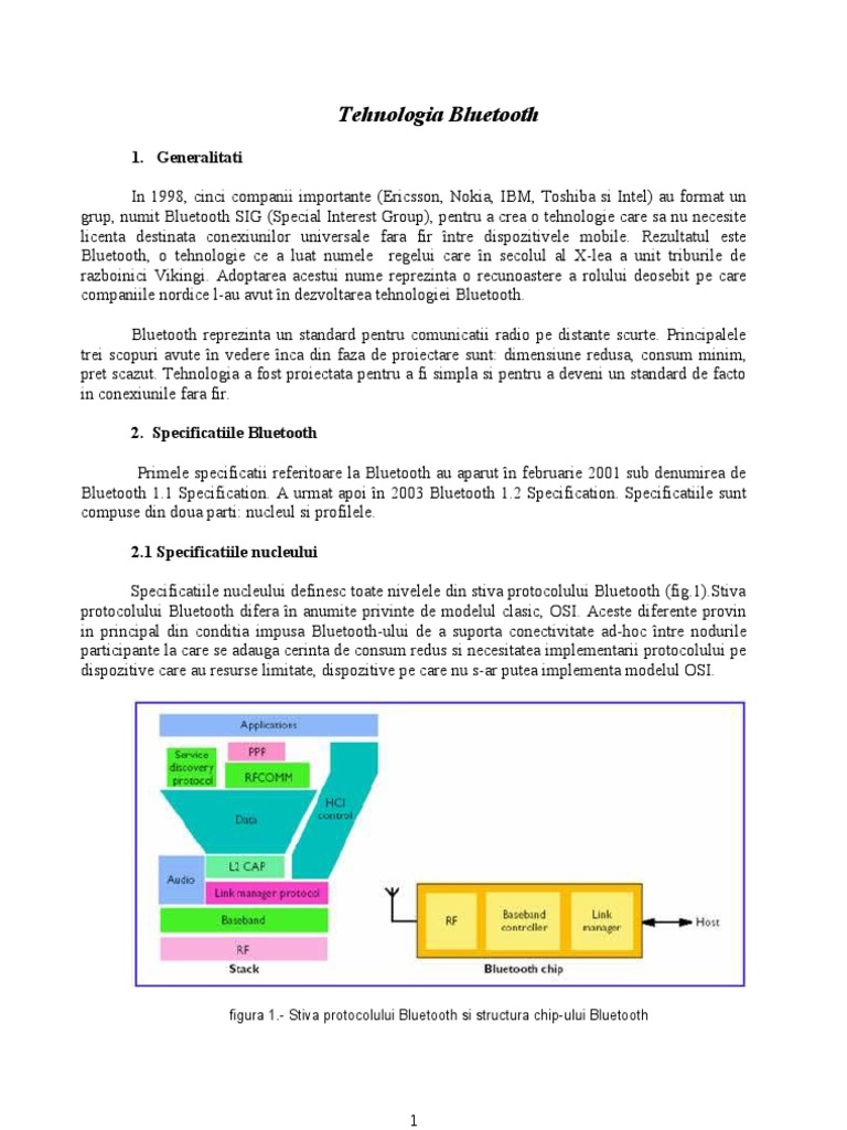 Standardul Bluetooth | PDF