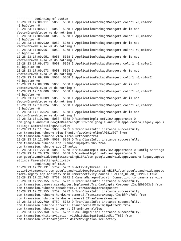 Camera Activity Log Analysis | PDF | Computing | Computer Engineering