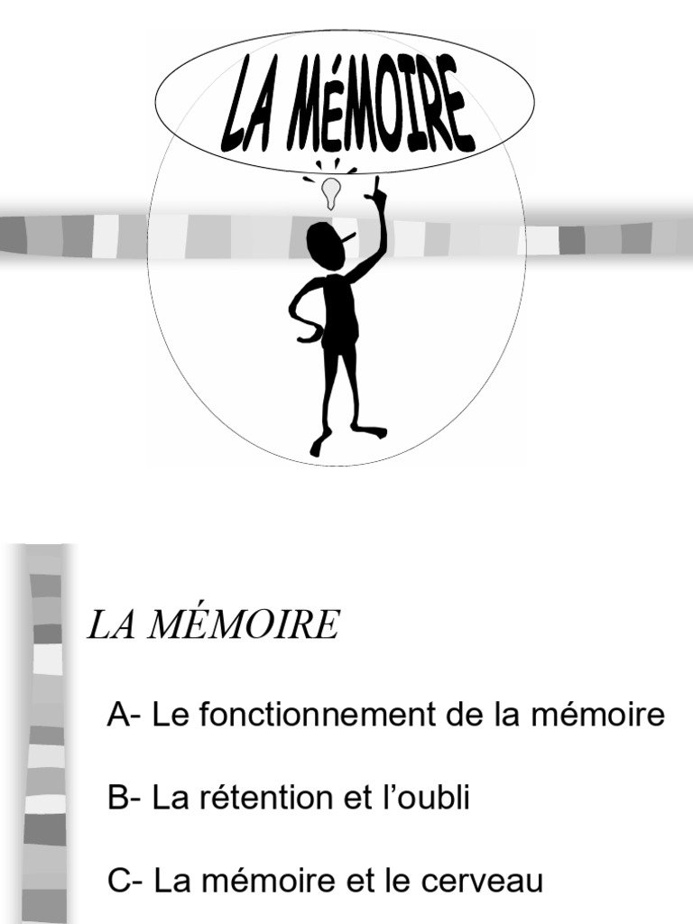 Comprendre le fonctionnement de la mémoire | PDF | Mémoire | Mémoire à ...