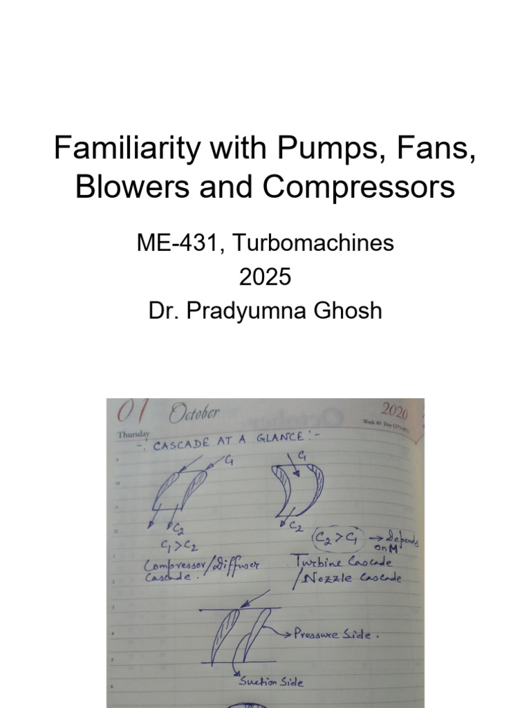 Overview of Pumps, Fans, and Compressors | PDF | Pump | Applied And ...