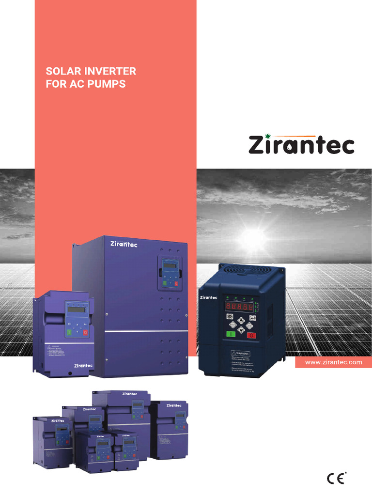 Zirantec Solar - Pump - Inverter - Catalog - 2nd - Proof | PDF