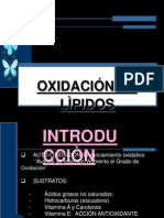 Oxidacion de Lipidos