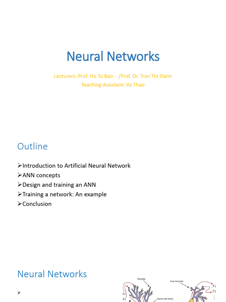 3.1 - Intro To Neural Network | PDF | Computational Neuroscience ...