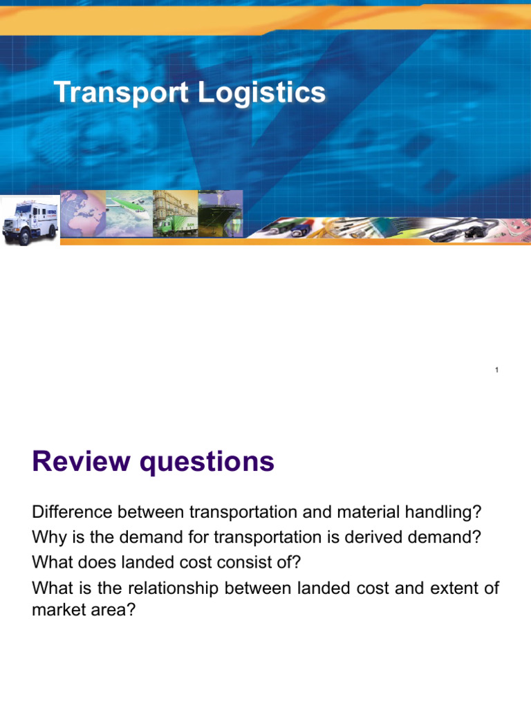 Transportation Modes and Logistics Analysis | PDF | Transport | Freight ...