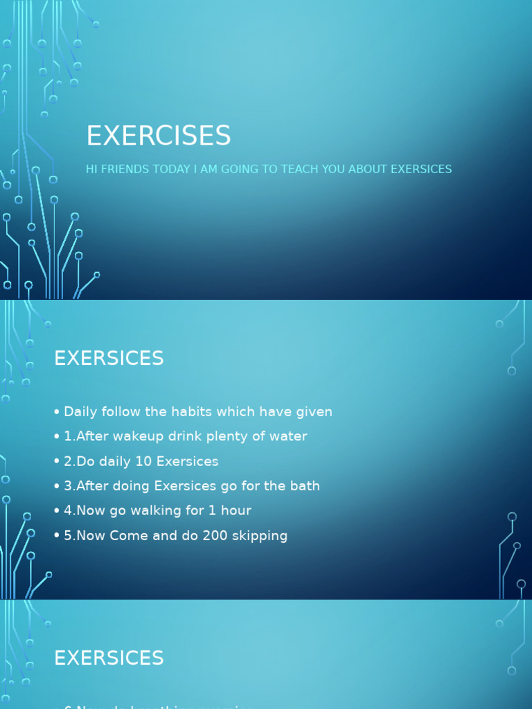 Daily Exercise Routine for Energy | PDF