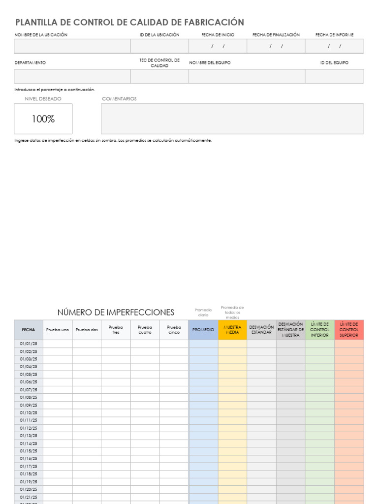 Control de Calidad en Fabricación | PDF