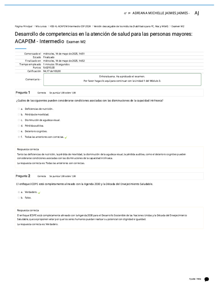 Capacidades Intrínsecas en Personas Mayores | PDF | Asistencia ...