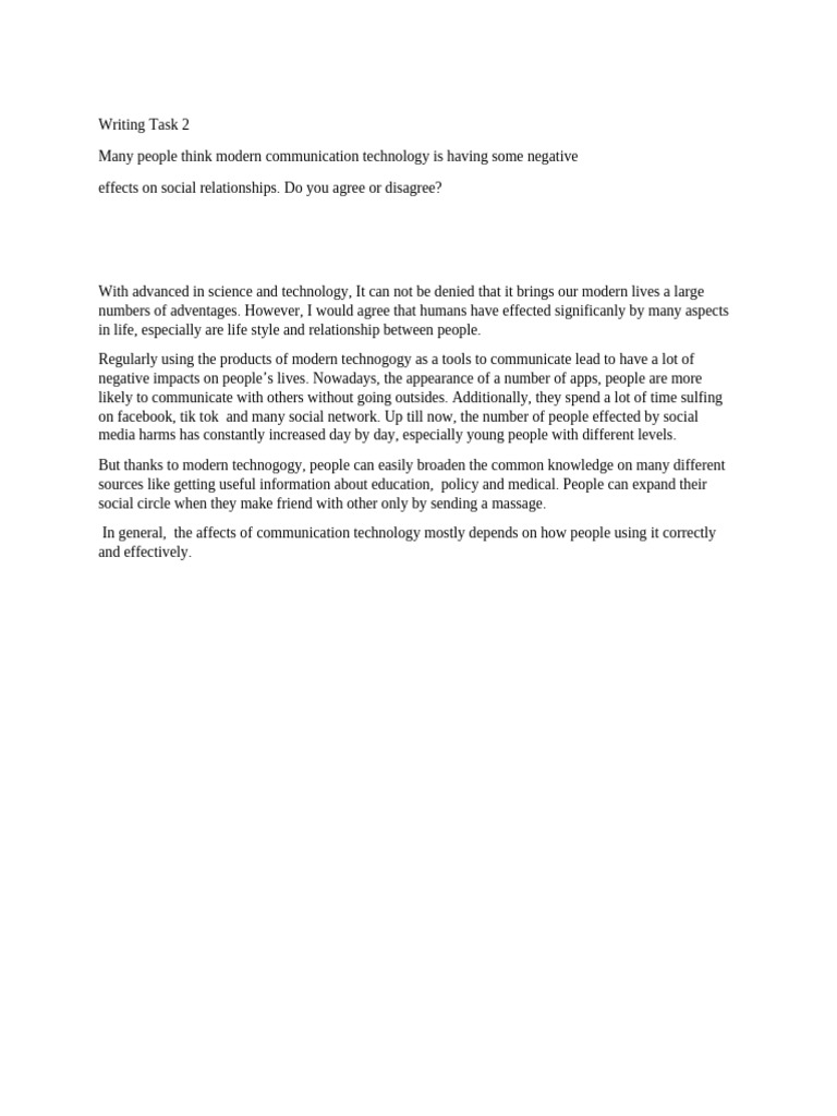 Writing Task 2 by Bi | PDF