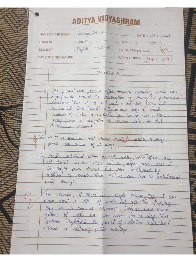 PT 2 Answer Papers | PDF