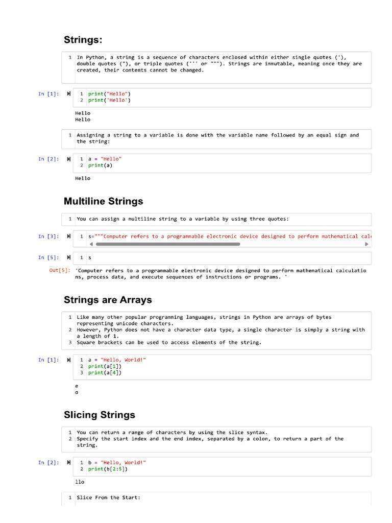 Strings | PDF