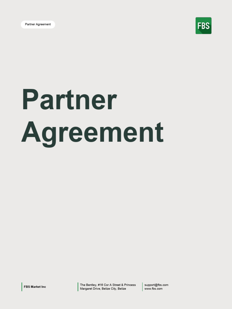 FBS Partner Agreement Overview | PDF | Payments