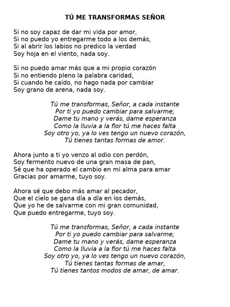 Transformación y Amor en la Fe | PDF | eucaristía | Amor
