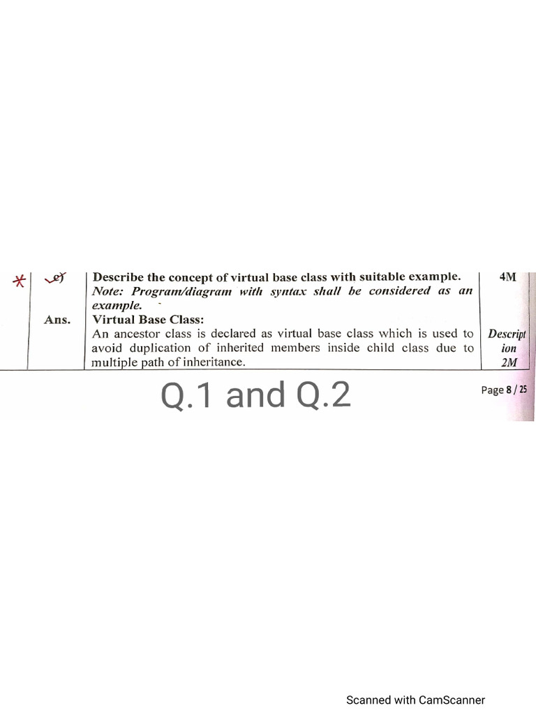 C++ Unit 3 Solution | PDF