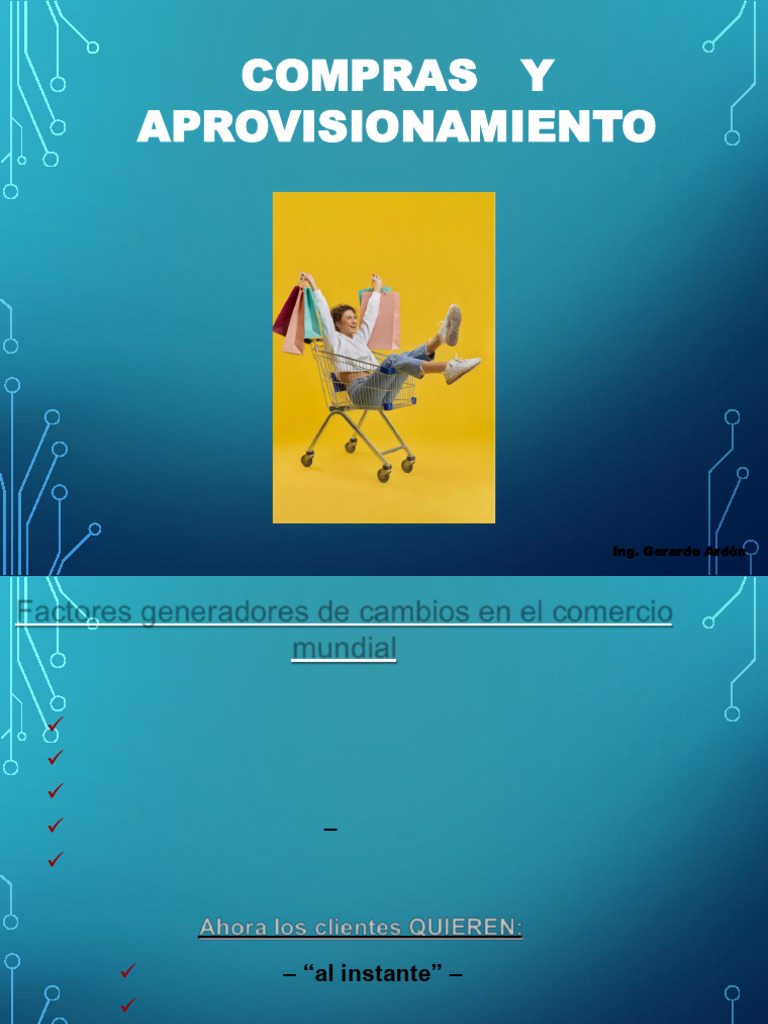 Gestión Eficiente de Compras y Aprovisionamiento | PDF | Logística ...