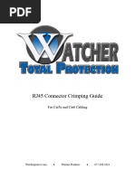 Step-by-Step RJ-45 Crimping Guide | PDF | Electrical Connector ...