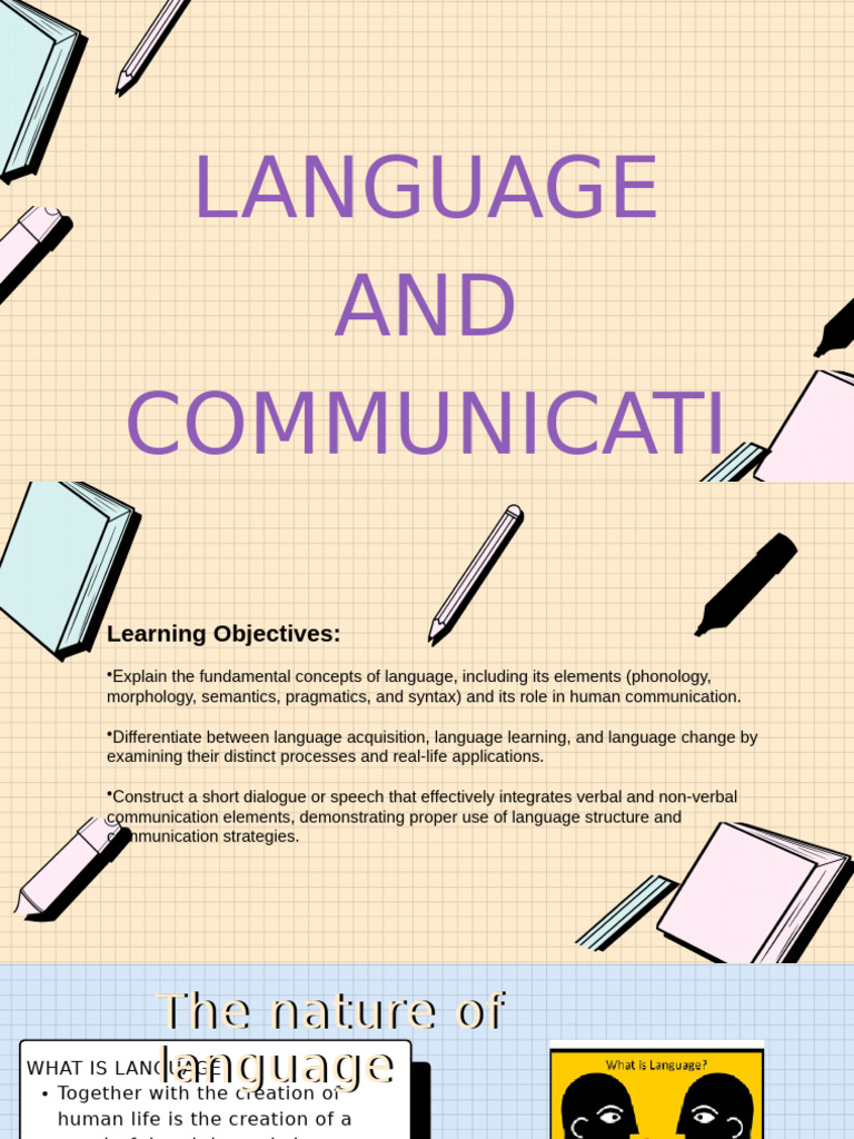 Understanding Language and Communication | PDF | Word | English Language