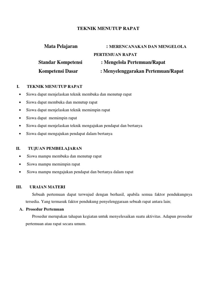 Teknik Menutup Rapat Maya 2