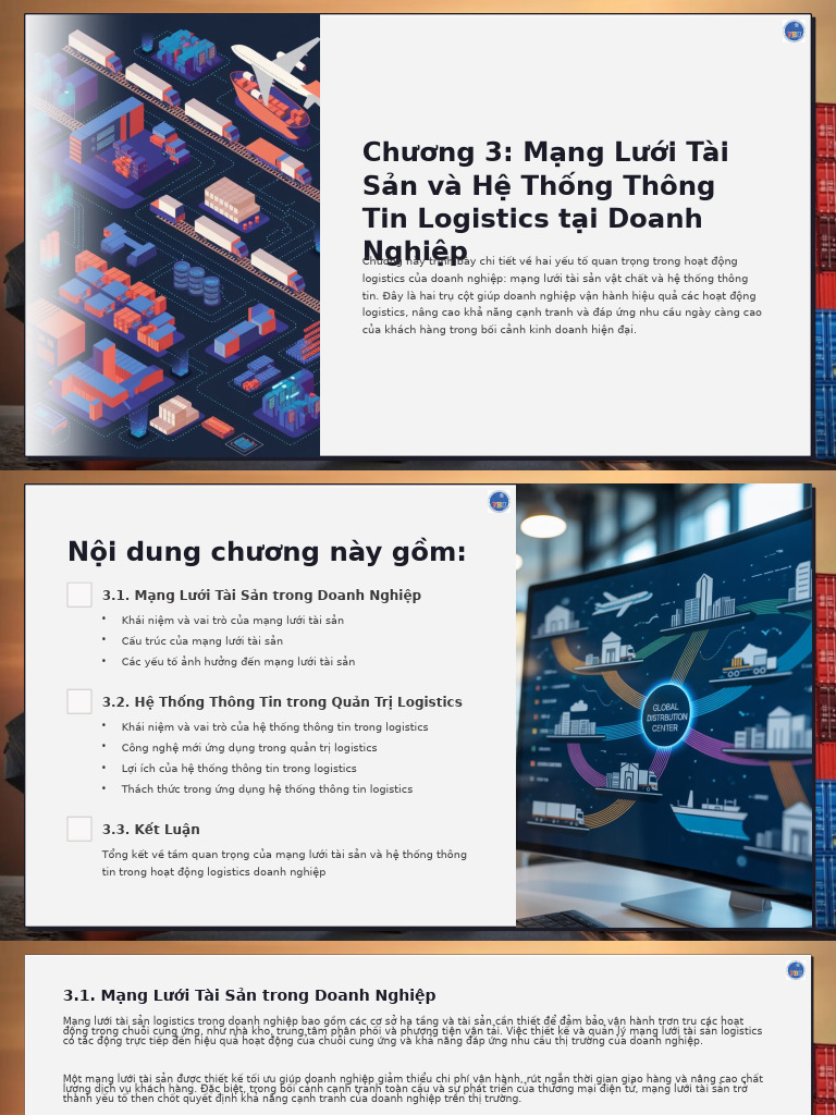 Chuong 3 Mang Luoi Tai San Va He Thong Thong Tin Logistics Tai Doanh ...