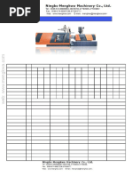 JSW Injection Molding Machine Specs | PDF