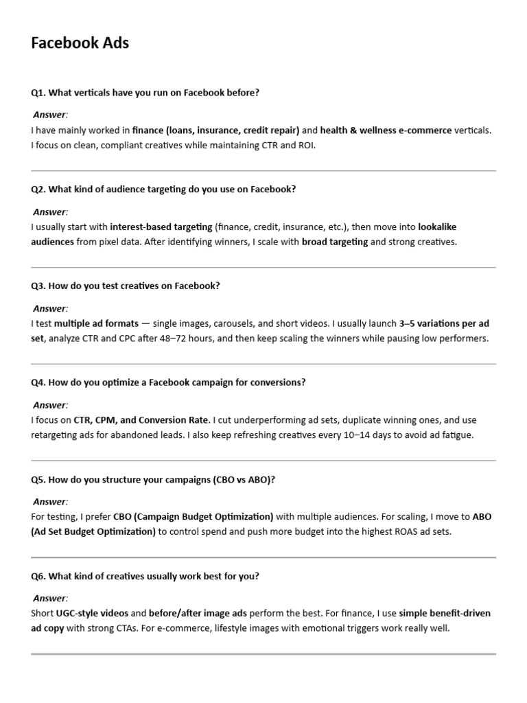 Facebook Ads Strategies and Insights | PDF | Digital Marketing | World ...