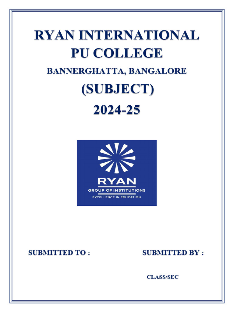 Project First Page | PDF