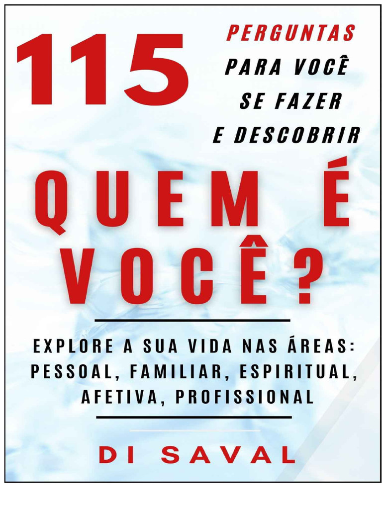 ¿Quién Eres? 150 Preguntas de Di Saval | PDF | Amor | Las emociones