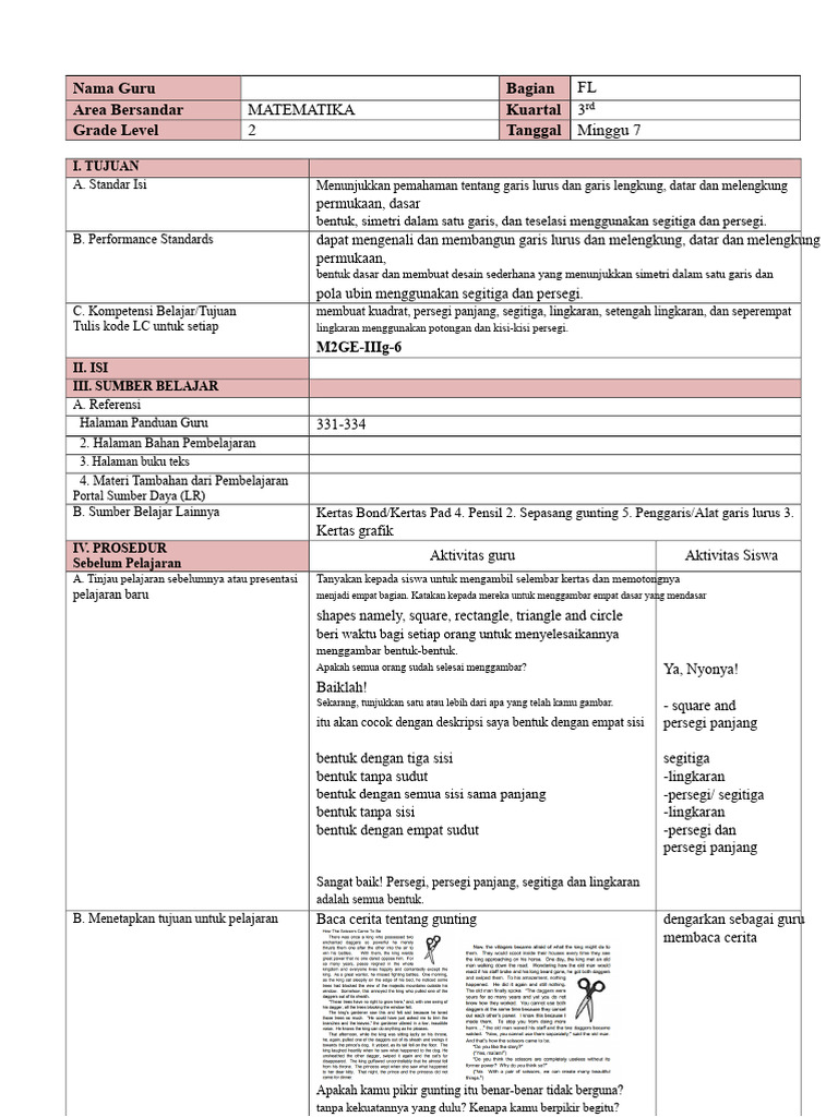 Minggu 7 Kuartal 3 | PDF