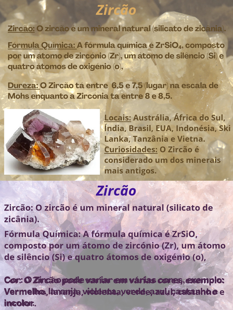 Zircão | PDF
