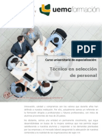 Curso Universitario de Especialización: Técnico en Selección de Personal