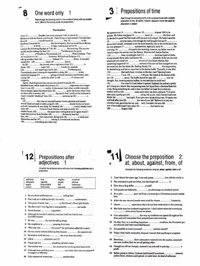 Prepositions | PDF
