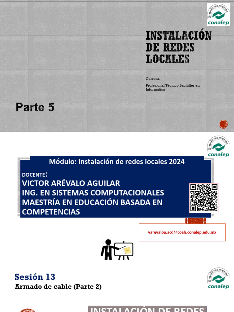 Parte 5 - Módulo Presentación Instalación de Redes Locales Quinto ...
